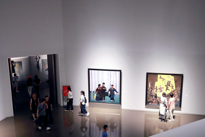 第十四届全国美展油画和实验艺术、数字艺术与动画作品展在上海展出