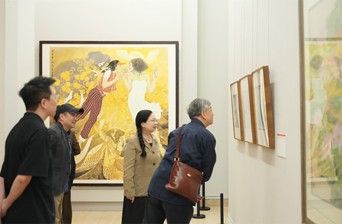 “植本育新——首都师范大学建校70周年美术作品展”在京举办