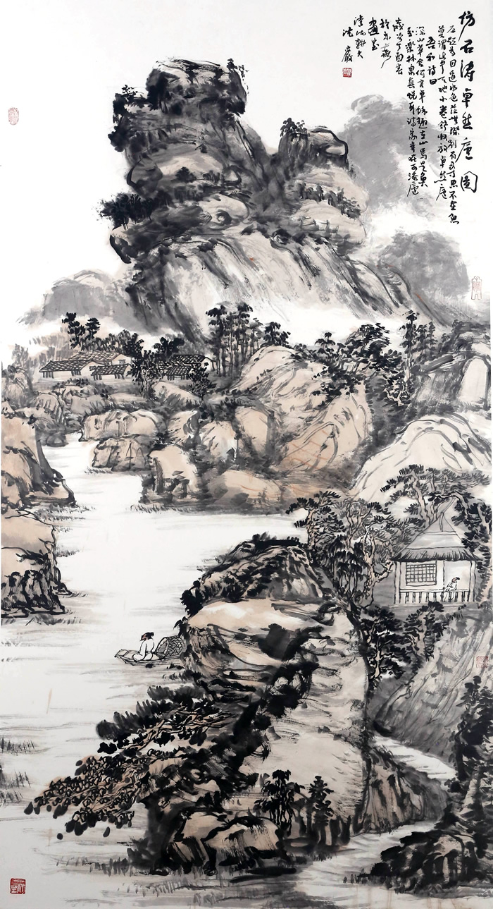 “寻一求真——沈岩诗书画展”在福州开展