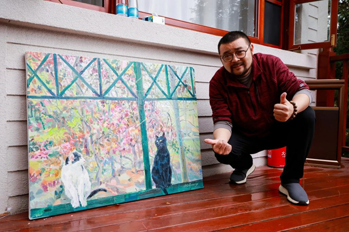 秋日庐山 色彩缤纷：35位油画名家情绘九江“山江湖城”