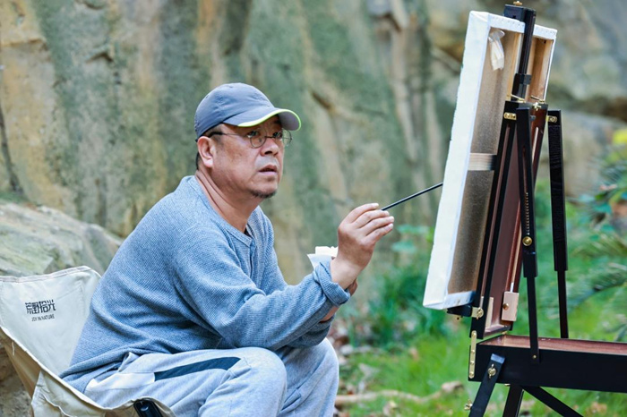 秋日庐山 色彩缤纷：35位油画名家情绘九江“山江湖城”