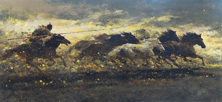 天人共情，物我无界：刘亚江油画作品展开幕