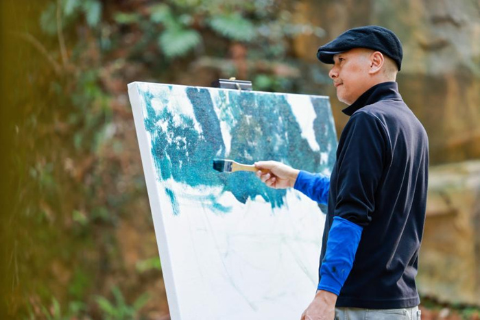 秋日庐山 色彩缤纷：35位油画名家情绘九江“山江湖城”