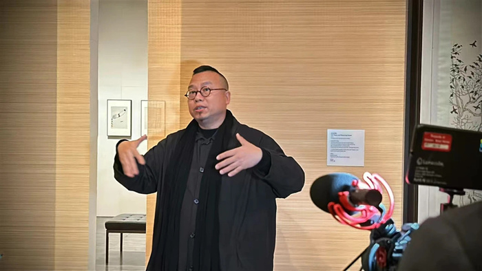 50件套齐白石精品在旧金山展出 水墨与AI共述160岁白石老人的艺术故事