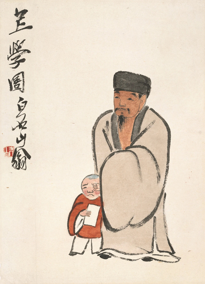 50件套齐白石精品在旧金山展出 水墨与AI共述160岁白石老人的艺术故事