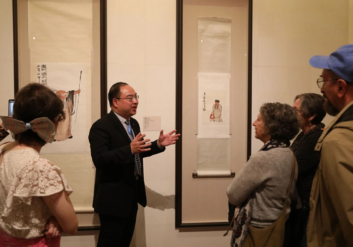 50件套齐白石精品在旧金山展出 水墨与AI共述160岁白石老人的艺术故事