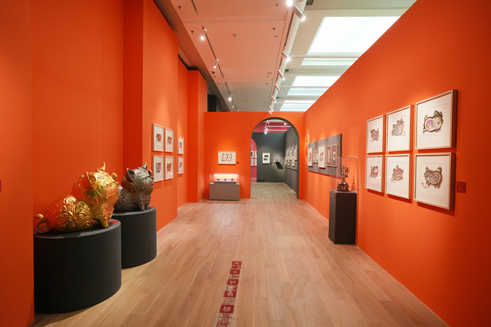 用艺术助力“亚冬会”，“韩美林生肖艺术展”第二次握手哈尔滨