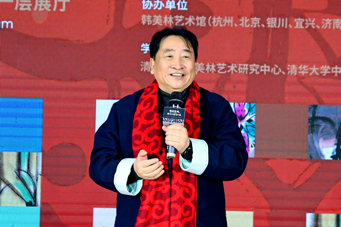 用艺术助力“亚冬会”，“韩美林生肖艺术展”第二次握手哈尔滨