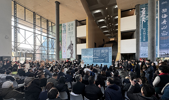 以朴拙之心 绘水墨新境——“静水流深”杜大恺艺术展亮相清华艺博