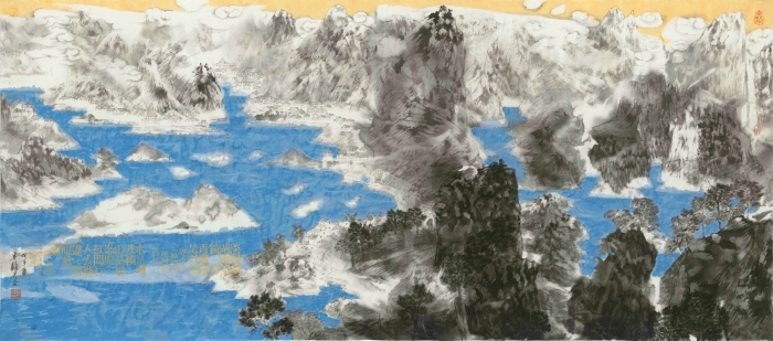 “山魂——卓鹤君作品展”在中国美术学院美术馆开幕