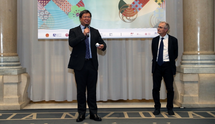 中国当代美术作品展览在意大利罗马开幕