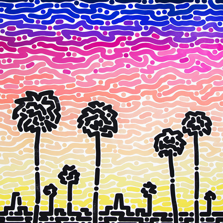 《看他的画得戴副眼镜（二）》：色彩律动的都市诗人