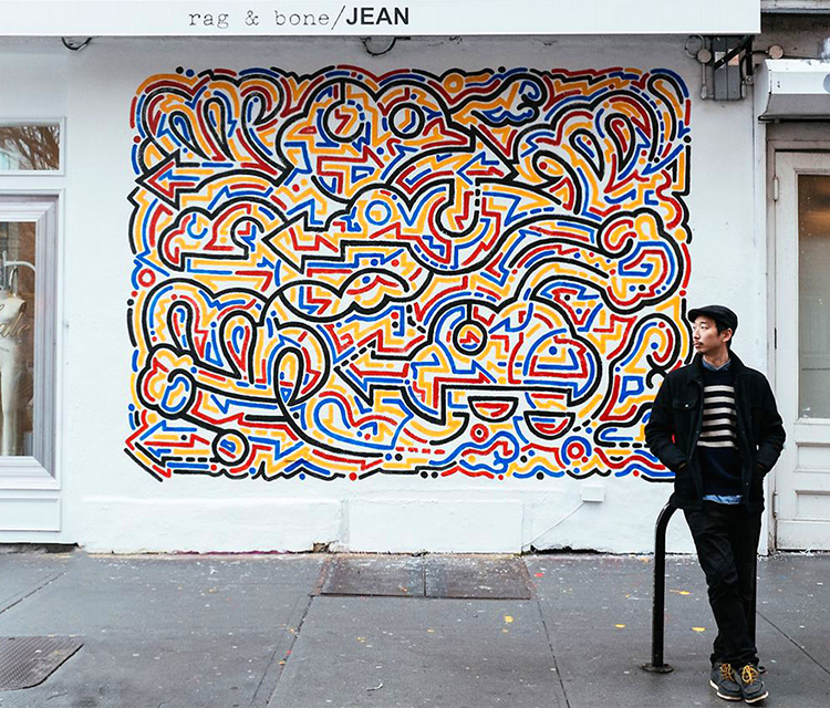 《看他的画得戴副眼镜（二）》：色彩律动的都市诗人