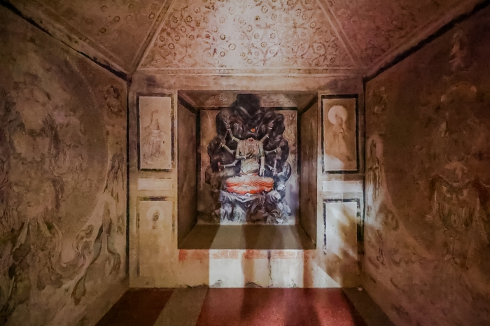 9座洞窟、300件壁画与彩塑 全球最大敦煌艺术展“如是莫高”在京展出