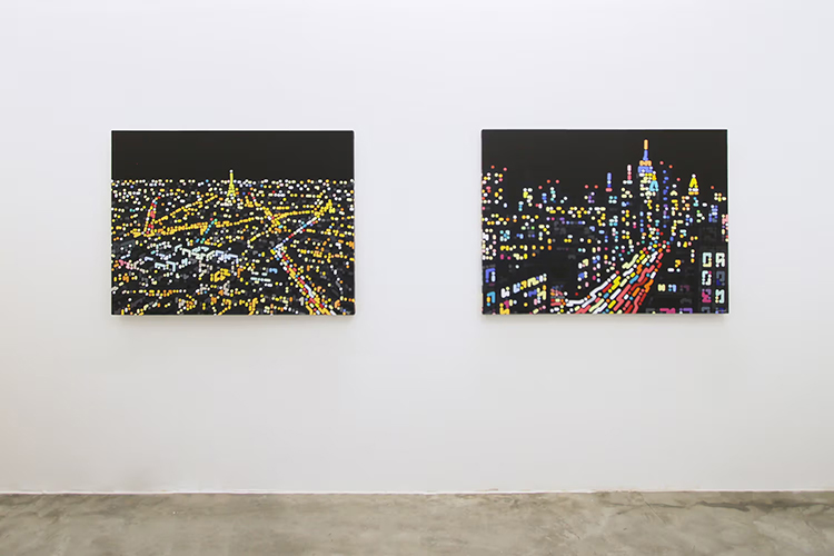 《看他的画得戴副眼镜（二）》：色彩律动的都市诗人