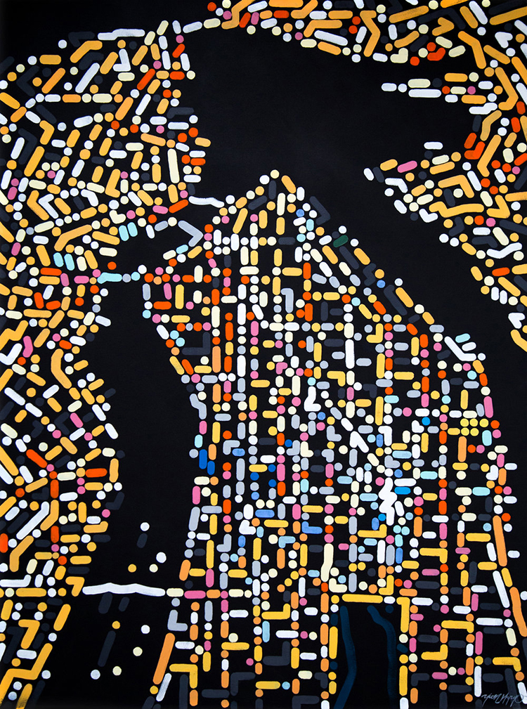 《看他的画得戴副眼镜（二）》：色彩律动的都市诗人