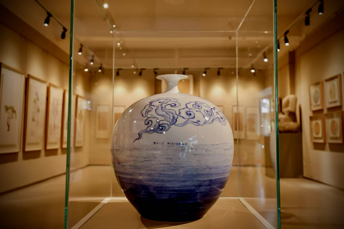 千年云冈 般若生辉——郑勤砚作品展点亮云冈美术馆