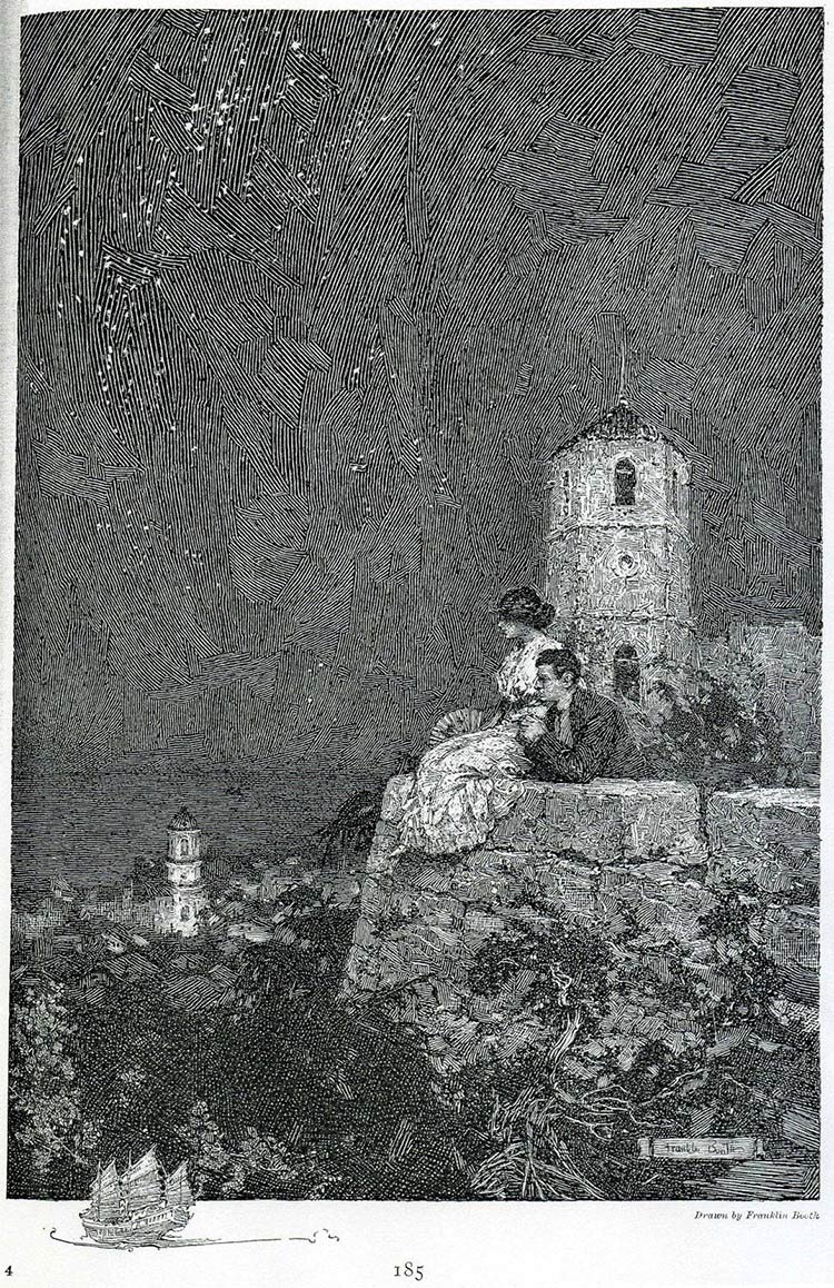 用钢笔画版画的人