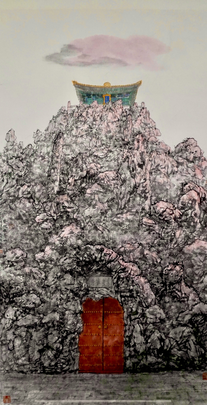 王明明百件园林题材作品亮相国家大剧院 温润笔墨构建东方美学至境