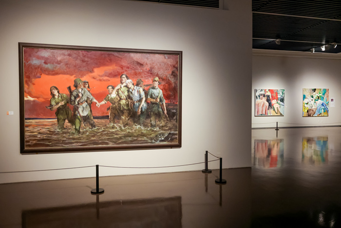 中国油画学会成立三十年 最大规模油画展亮相上海美术馆