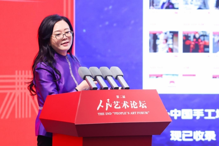 第二届人民艺术论坛暨“人民艺术·匠心传承”非物质文化遗产主题展在中国人民大学举行
