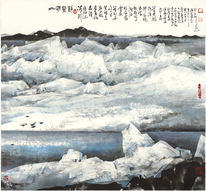 江山万里心：林章湖水墨回顾展在中国美术馆开幕