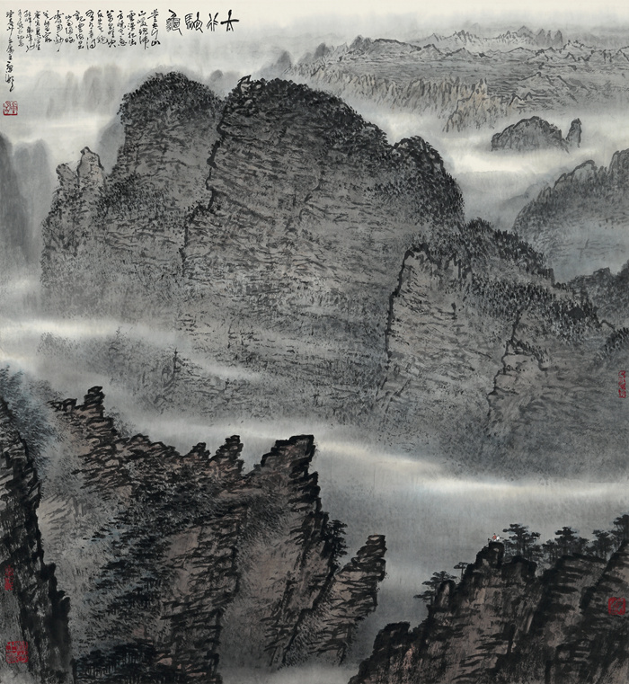 江山万里心：林章湖水墨回顾展在中国美术馆开幕