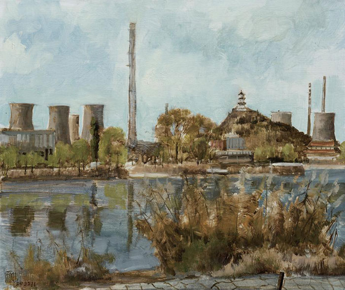 生命之行与诗性表达：“诗与行——古棕油画作品展”华南师范大学美术学院开幕