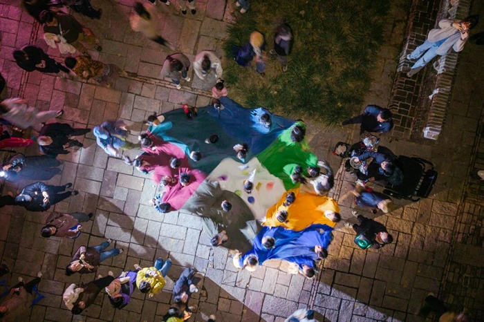 回乡记：大南坡村上演多声部合奏