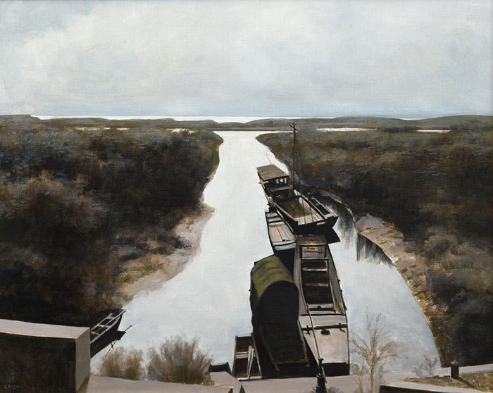 生命之行与诗性表达：“诗与行——古棕油画作品展”华南师范大学美术学院开幕