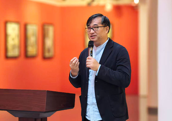 生命之行与诗性表达：“诗与行——古棕油画作品展”华南师范大学美术学院开幕