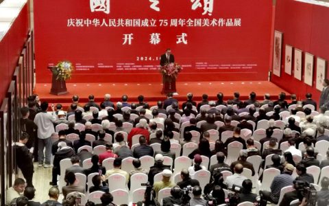 中国现代艺术大师云集 近400件经典作品奏响“国之颂”